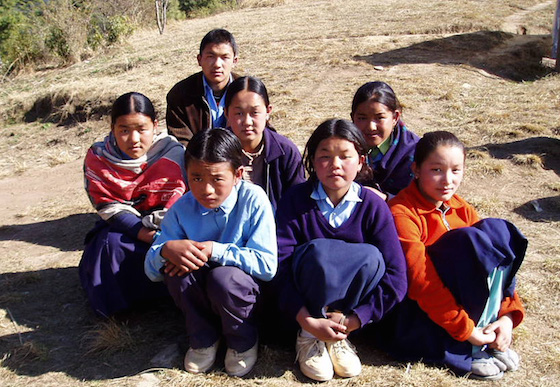 ナンギ村の生徒たち